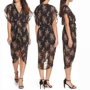 Foxiedox Hiroko Ruched Dress size 4